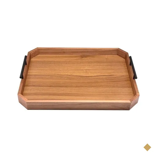 Bandeja em Acácia 7,7x37,5X49cm Kenya