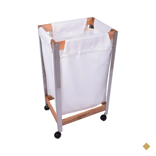 Cesto Roupas Sujas Retangular Banheiro e Lavanderia Essence