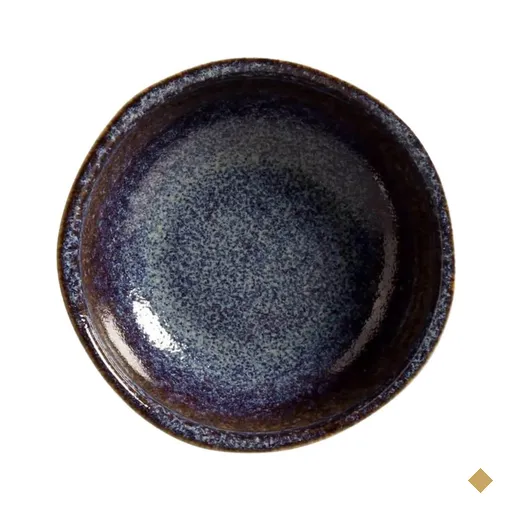 Jogo 12 Ramequins Molho Shoyu Sushi Stoneware Titanium 9x3cm