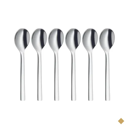 Conjunto de Colheres 6 Peças para Café Nuova em Aço Inox WMF