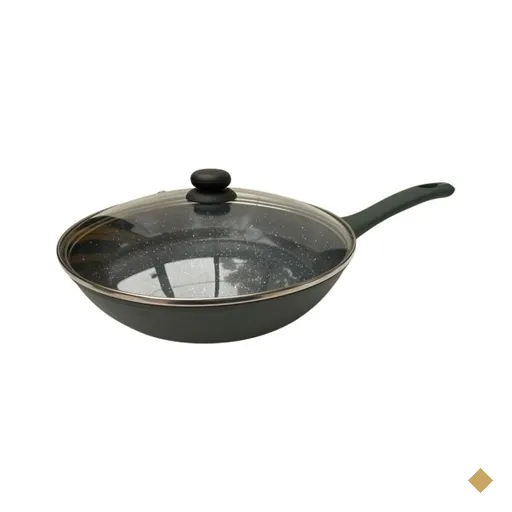 Frigideira indução Revestimento Ceramico Jade com tampa 24cm