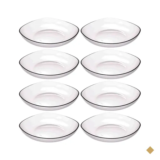 8 Cestas para Frutas Fruteira de Mesa Transparente 3,5L Trio Crippa Bancada…