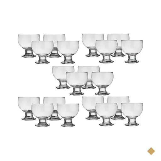 Kit 20 Potes de Sobremesa Doces 400ml Vidro Restaurante Hotel Eventos Paulista…