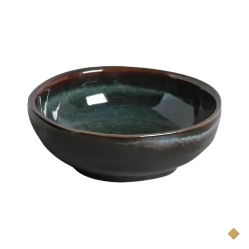 Jogo 12 Ramequins Médios Orgânico Oceano Molheira 9x3cm 70ml