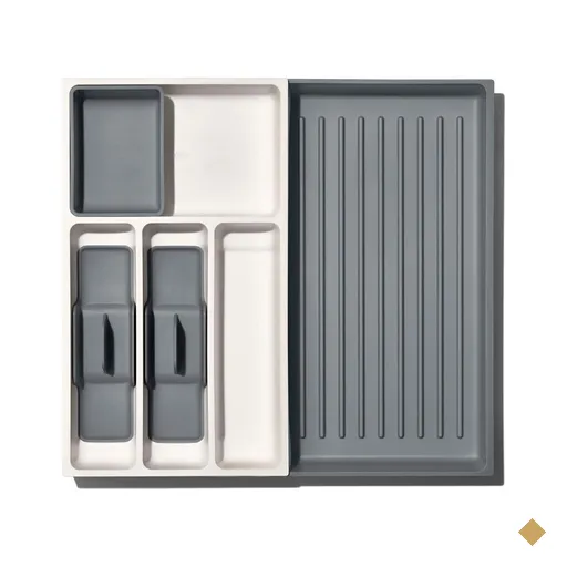 Organizador de Utensílios para Gaveta Expansível com 5 Compartimentos…