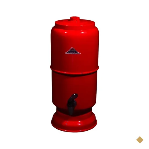 Filtro de 14 L , aluminio, com vela para reposição - Vermelho