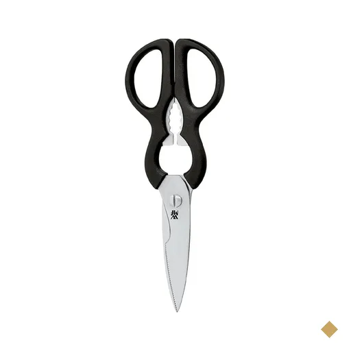 Tesoura para Cozinha em Aço Inox WMF Preta