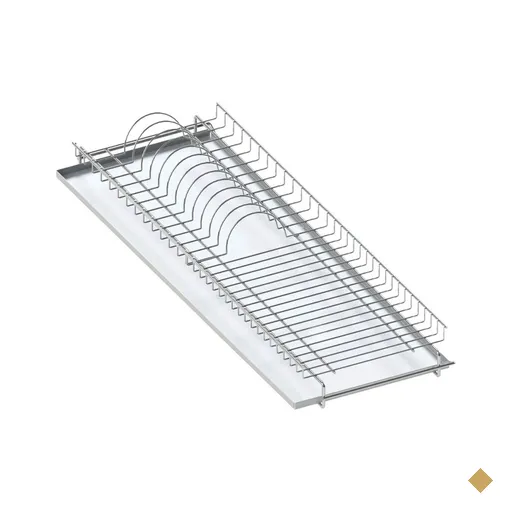 Escorredor Para Prato Louça Aéreo 770mm Fixo Embutir Dimec Elevatta Bandeja…