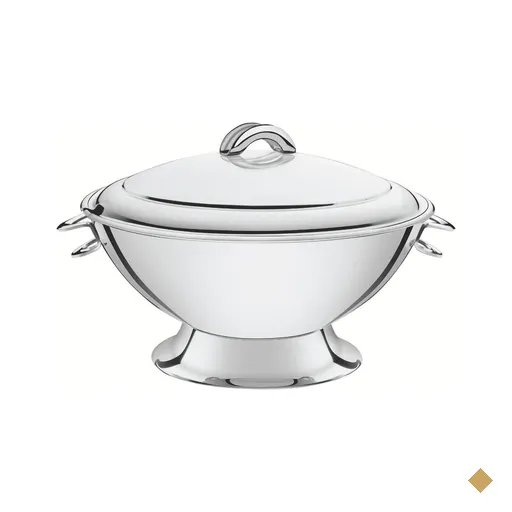 Sopeira Tramontina Service em Aço Inox com Tampa 24 cm 2,75 L