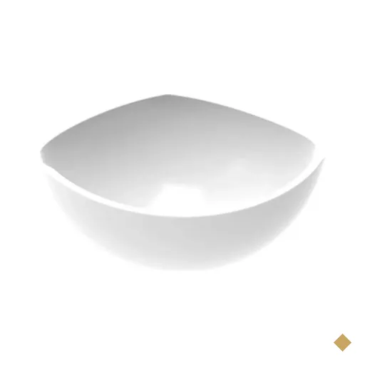 48 Bowls Trio Branco Cumbuca Grande 500ml Plástico Sopas Caldos Salada Crippa