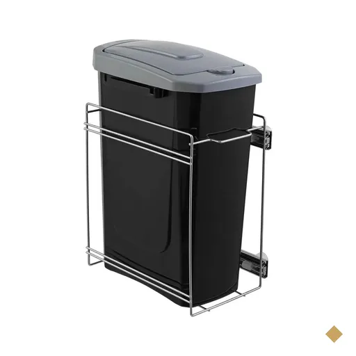 Lixeira Deslizante Simples Inox 304L 15L de Embutir Masutti Copat com…