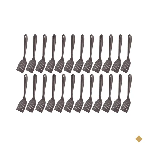 Kit 24 Espátulas Culinárias Retas Nylon Cinza Tornado Restaurante Lanchonete…