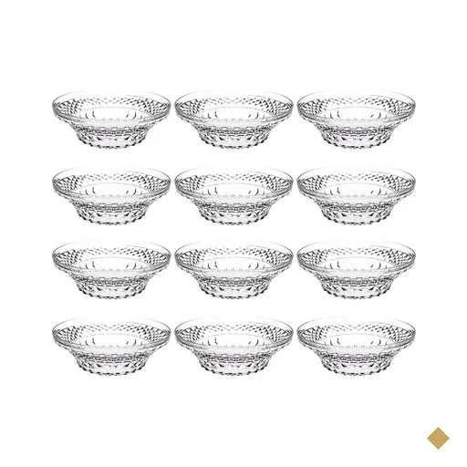 Kit 12 Tigelas Redondas 3,3L Crippa Transparente Plástica Salada Sobremesa…