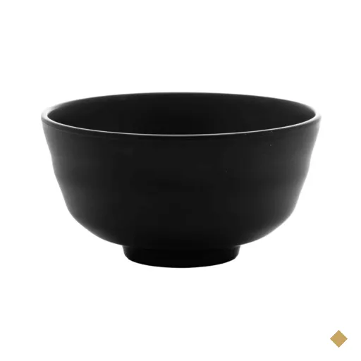 50 Bowls Tigelas Melamina Restaurante Tóquio Preto 450ml Redondo Oriental Hotel
