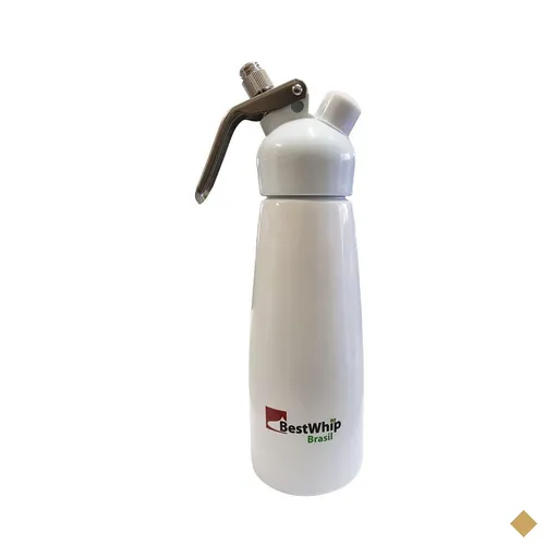 Garrafa de Chantilly BestWhip Cream Whip Tall 500 ml Branca