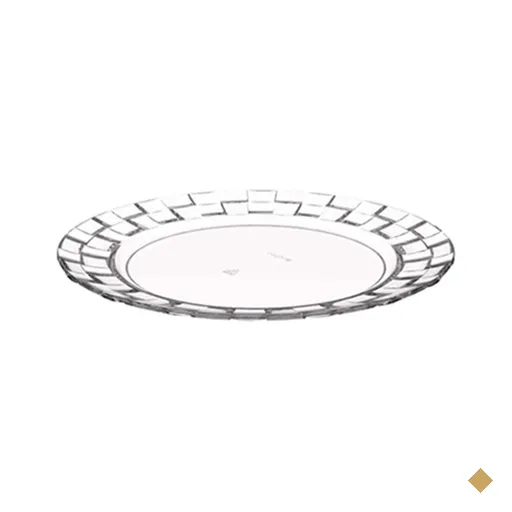 48 Pratos Transparentes Médios para Servir Sobremesa Lanches Restaurantes…