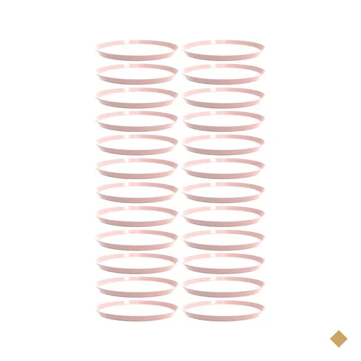 24 Bandejas Redonda 34cm Servir Bar Restaurante Crippa Bubble