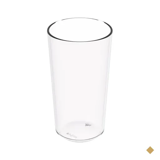 48 Copos Altos 500ml Plástico Transparente Escolar Refeitório Lanche…
