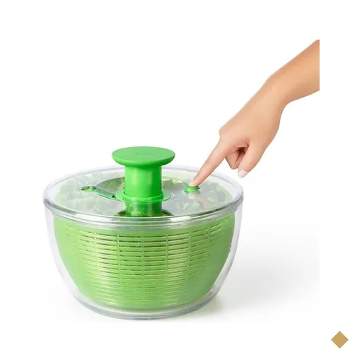 Lava e Seca Saladas de Plástico OXO Verde