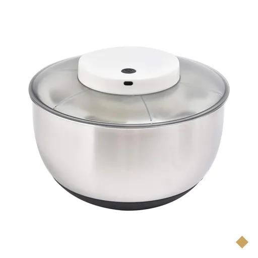 Lava e Seca Saladas Elétrico em Aço Inox Kenya