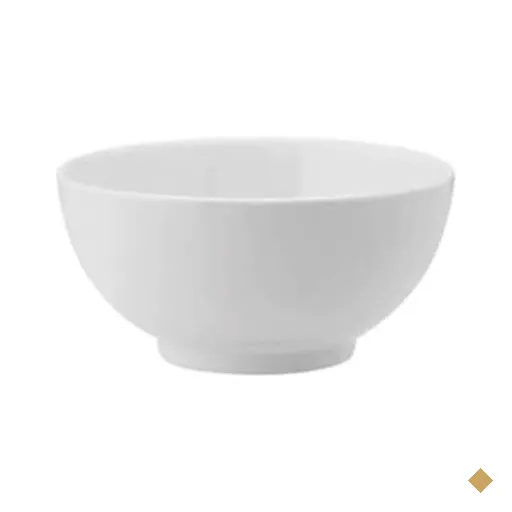 24 Cumbucas 400ml de Melamina Branca 12,5x6cm Restaurante Bowl Tigela de…