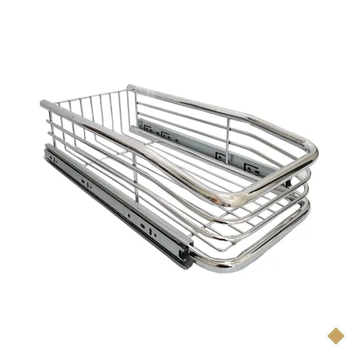 Gaveta 27cm Aramada Fruteira Aço Inox Deslizante com Corrediça para Cozinha…
