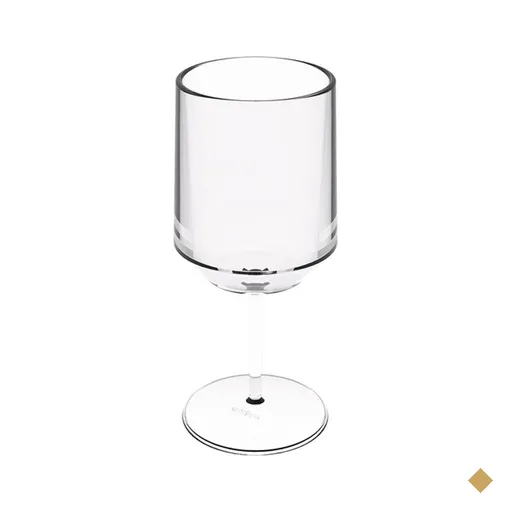 48 Taças para Vinho Água Drinks Plástico Transparente 250ml Resistente Crippa