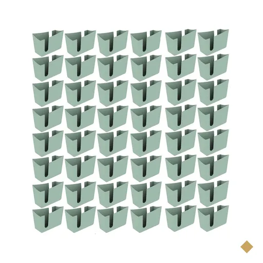 Kit 48 Suportes Porta Guardanapos de Mesa Trio Crippa Verde Menta Lanchonete…