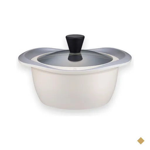 Caçarola Roichen Newtro 20 cm  2,5 L- Indução - Creme