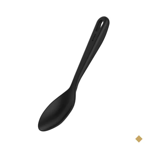 Kit 48 Colheres para Servir Nylon Preta Restaurante Buffet Cozinha Arroz Molho…