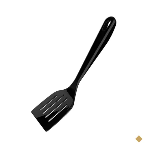 Conjunto 48 Espátulas Culinárias Nylon Lanchonete Restaurante Pretas Kitch…