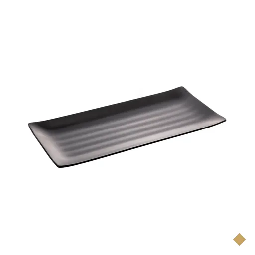 Kit 36 Travessas Servir Sushi Sashimi 35x16cm Comida Joponesa Melamina Pretas…
