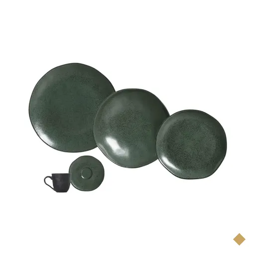 Aparelho de Jantar Porto Brasil Orgânico Arauco 30 Peças Cerâmica Stoneware…