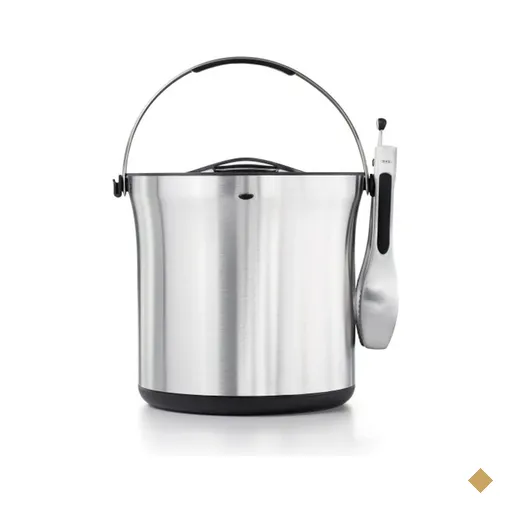 Balde de Gelo com Pinça em Inox 3,78 Litros OXO