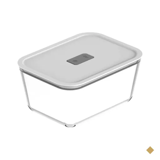 Kit 12 Potes De Vidro Hermético 2400ml Fresh Lock Branco com Tampa para Forno…