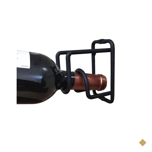 Kit 8 Mini Adega Cube para 3 Garrafas de Vinho Parede Espumante Aramada Preta…