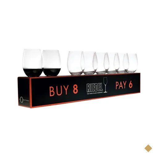 Conjunto de Copos "O" em Cristal Cabernet Merlot Leve 8 pague 6 Riedel