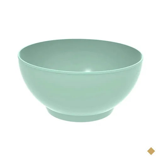 48 Travessas Redondas Crippa Tigelas 3,1L Verde Menta Servir Sobremesa Salada…
