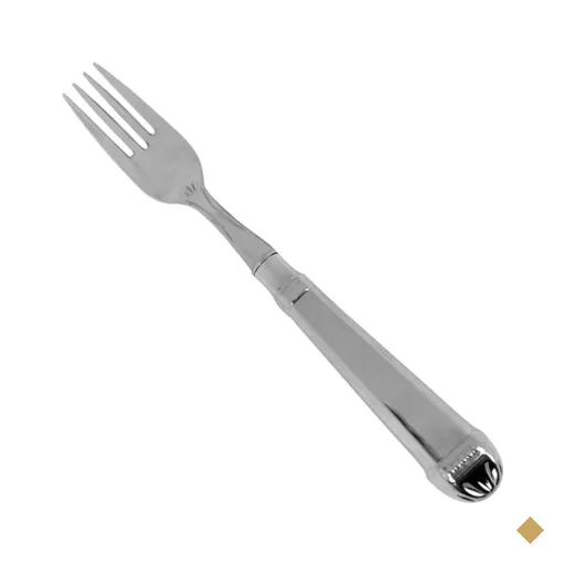 24 Garfos Jumbo Prateado para Churrasco Aço Inox 20cm Grandes Robustos Nobres