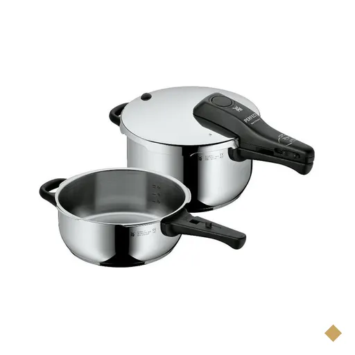 Conjunto de 2 Panelas de Pressão Perfect Pro em Aço Inox com Tampa de…