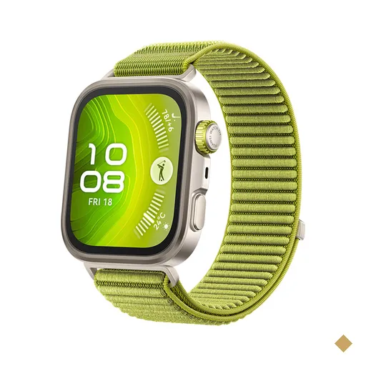 Smartwatch Huawei Watch Fit 4 Pro Verde com 1,82", Pulseira de Nylon, Bluetooth…