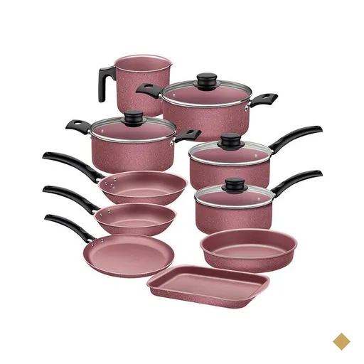 Conjunto de Panelas Tramontina Turim, 10 Peças, Rose