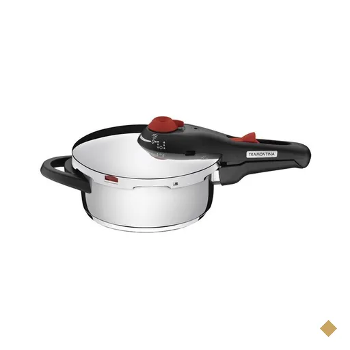 Panela de Pressão Tramontina Solar, 3 Litros, Inox