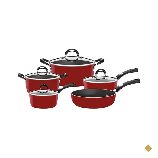 Conjunto de Panelas Tramontina Mônaco Induction, 5 Peças, Vermelho