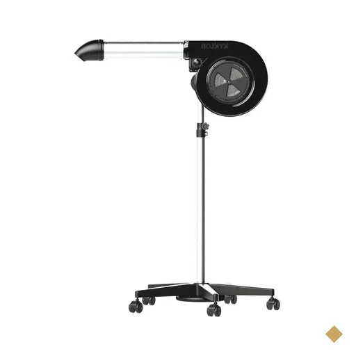 Secador de Pedestal Com 4 Temperaturas Kyklon Maestro Black Piano