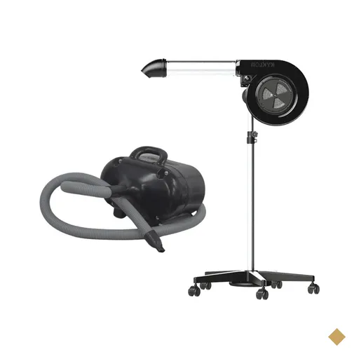 Secador Maestro + Soprador Revolution Kyklon Black