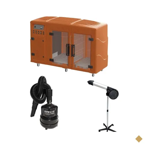 Kit Pet Shop Máquina de Secar Laranja + Secador 5000 e Soprador Maxx Black…