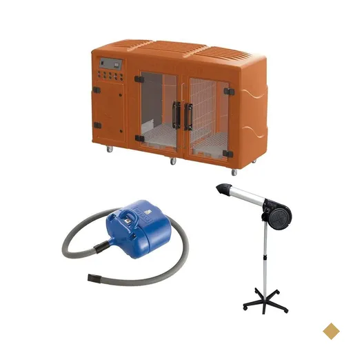 Kit Pet Shop Máquina de Secar Laranja + Secador 5000 Black e Soprador…