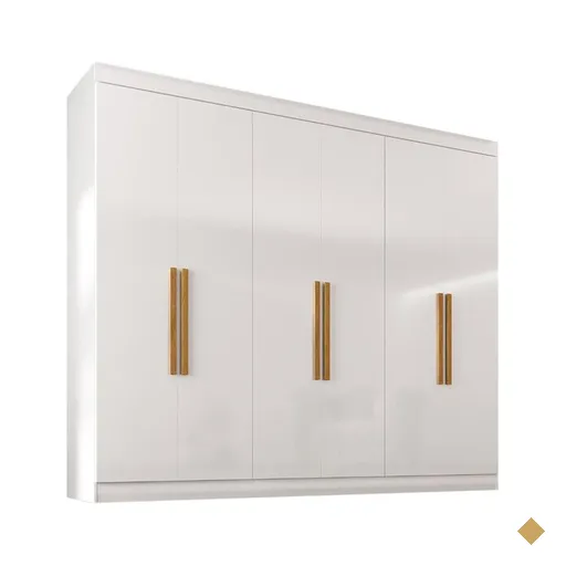 Guarda-Roupa / Roupeiro Maxel Paris, 6 Portas, 2 Gavetas, 100% MDF