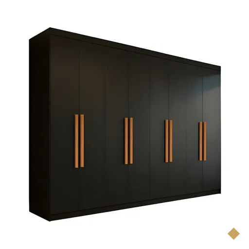 Guarda-Roupa / Roupeiro Maxel Paris, 8 Portas, 4 Gavetas, 100% MDF